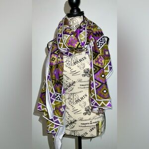 Raj scarf - made in India - 100% cotton - approx 76” x 22”